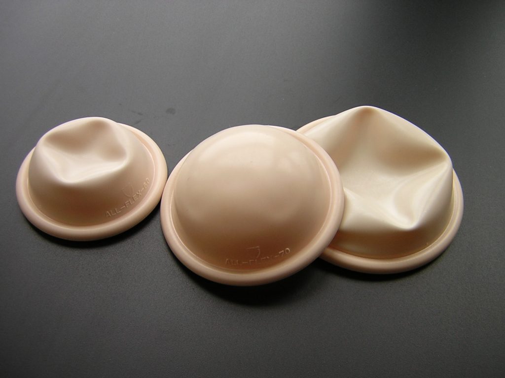 3 sizes of All-Flex diaphragm